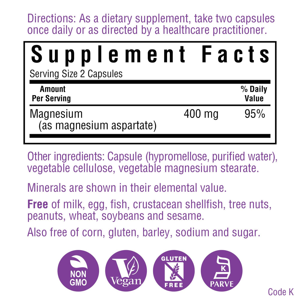 BlueBonnet Magnesium 400 mg pour showing easy daily dosing