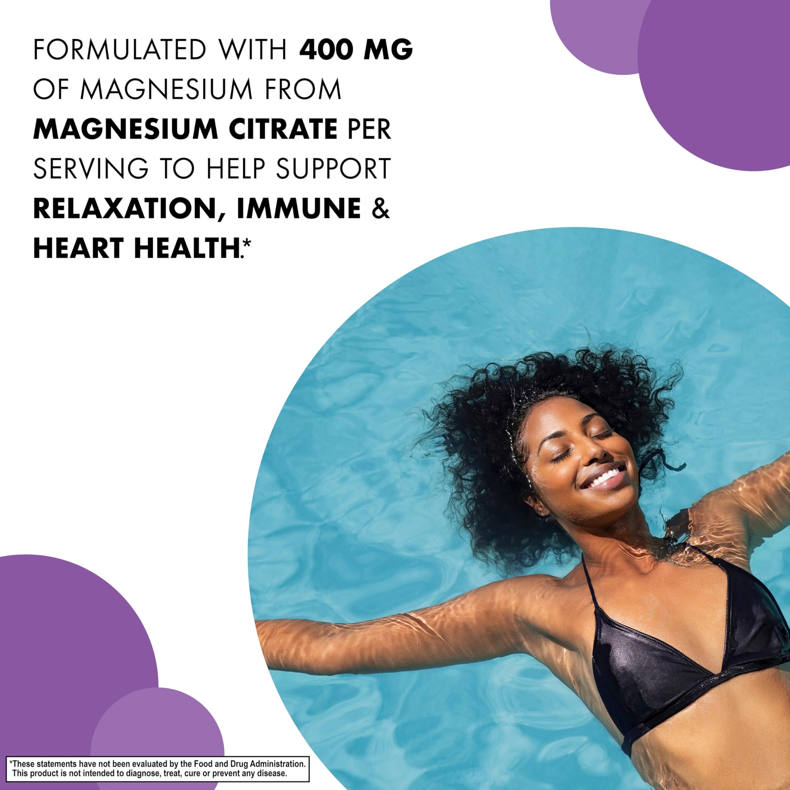 BlueBonnet Magnesium Citrate label emphasizes vegan, gluten-free formulation for sensitive lifestyles.