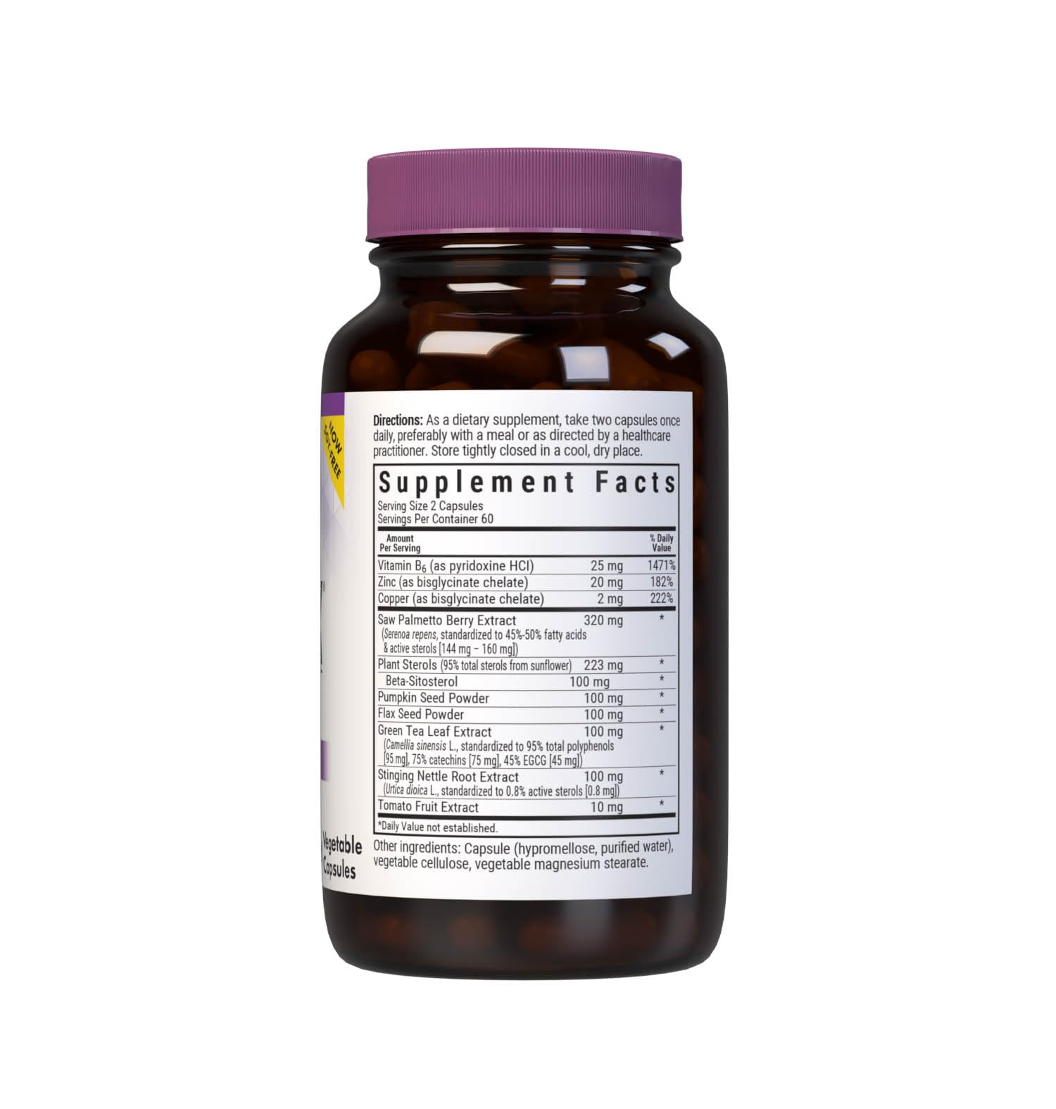 Bluebonnet MPX 1000 Prostate capsules arranged for easy daily dosing.