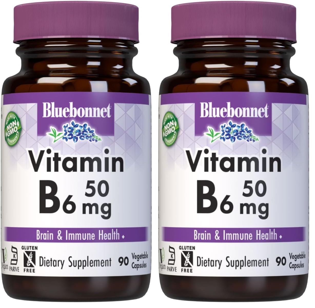 BlueBonnet Nutrition Vitamin B6 bottle for daily energy support