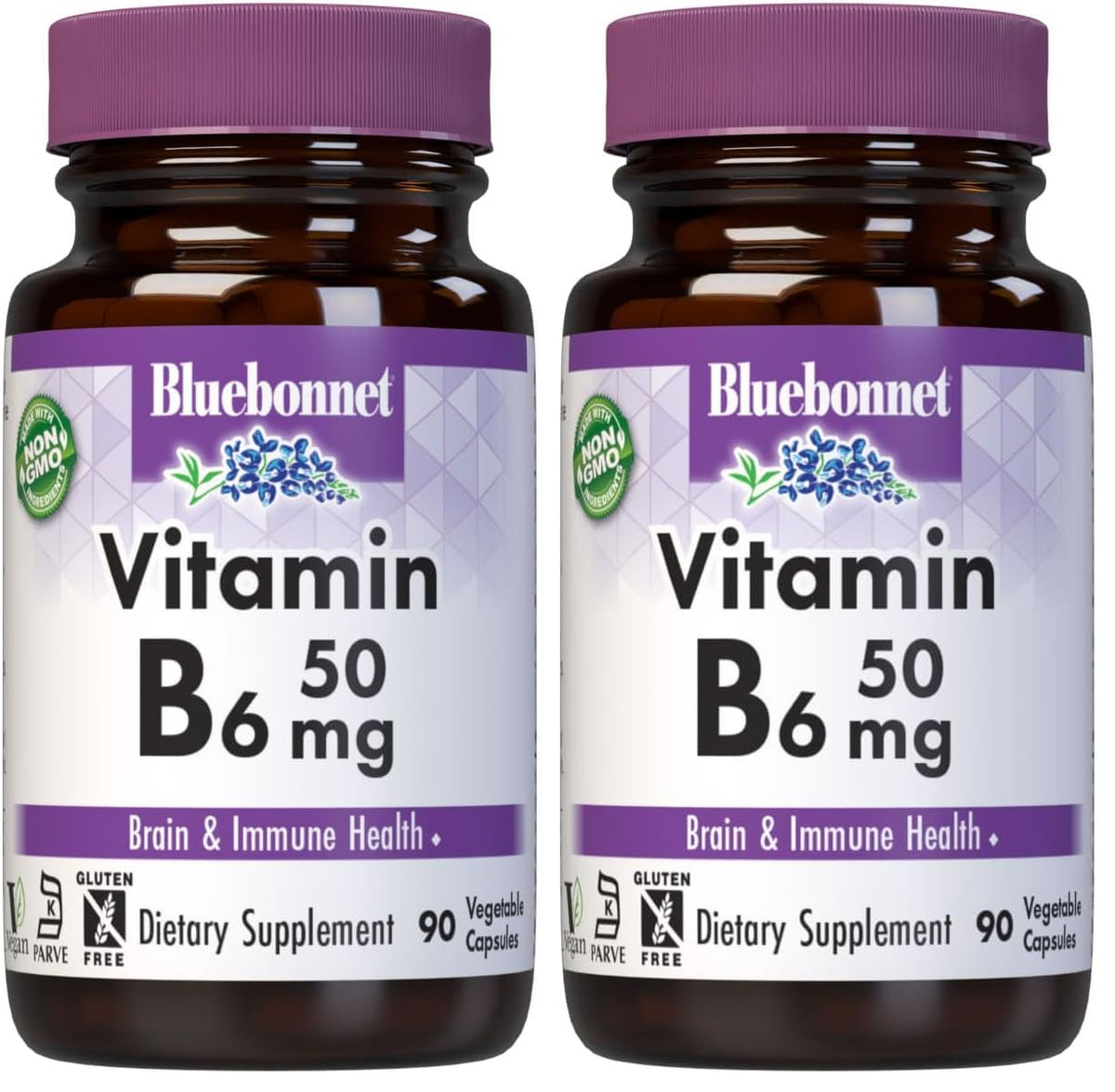 BlueBonnet Nutrition Vitamin B6 bottle for daily energy support