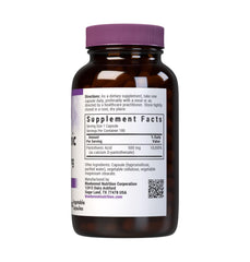 BlueBonnet Pantothenic Acid capsules closeup highlighting 500 mg dose