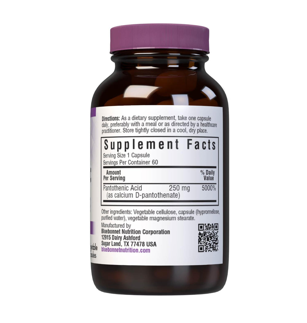 BlueBonnet Pantothenic Acid capsules ready for daily energy support