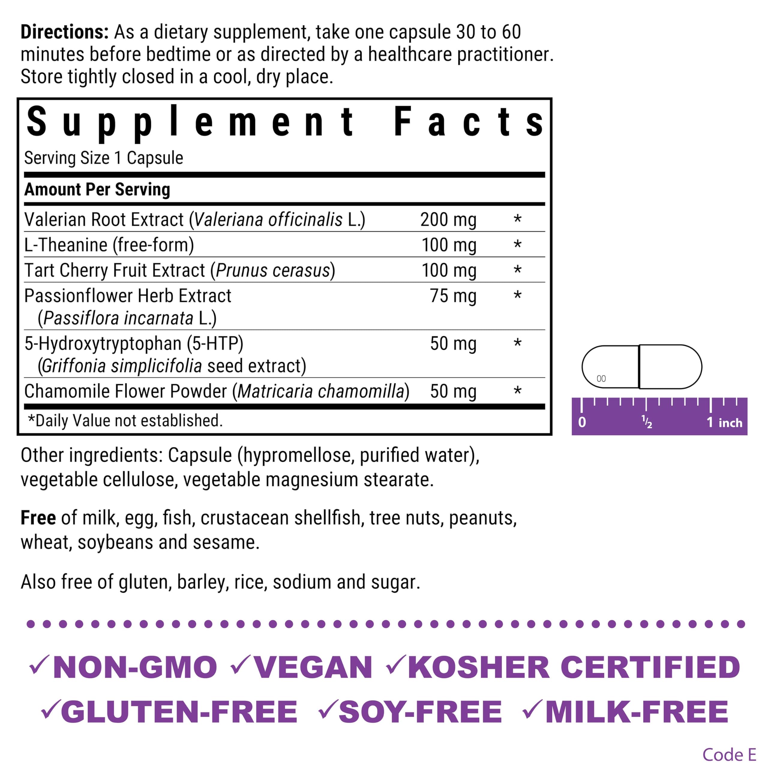 Bluebonnet Sleep Support bottle pour demonstrates easy daily serving for occasional sleeplessness