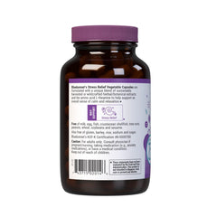 BlueBonnet Stress Relief packaging box with 60 servings and herbal blend.