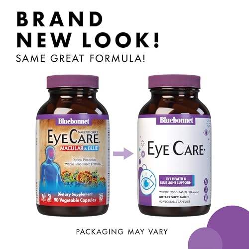 Bluebonnet Targeted Choice Eye Care capsules support macular protection and daily vision