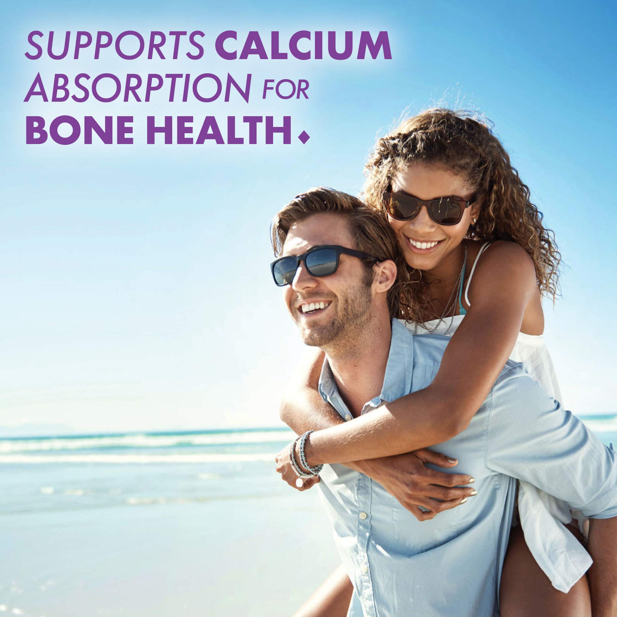 BlueBonnet Vitamin D3 5000 IU softgels capsule close-up highlighting convenient daily use.