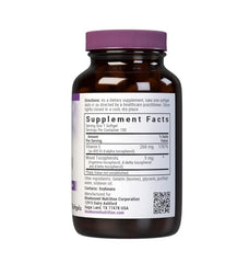 Bluebonnet Vitamin E 400 IU label shows d-alpha and mixed tocopherols for balanced intake