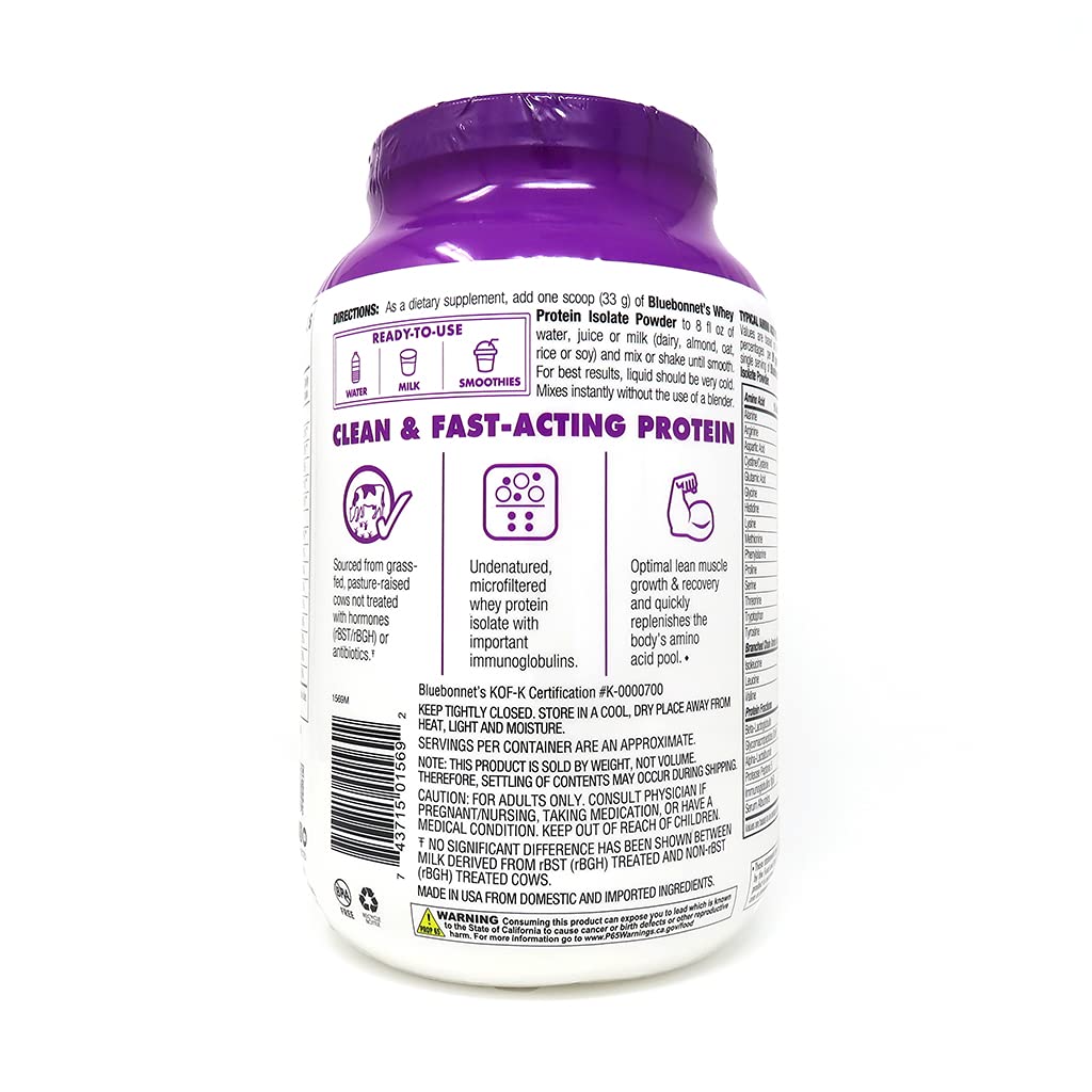 BlueBonnet whey isolate brew cup for protein-enhanced beverages