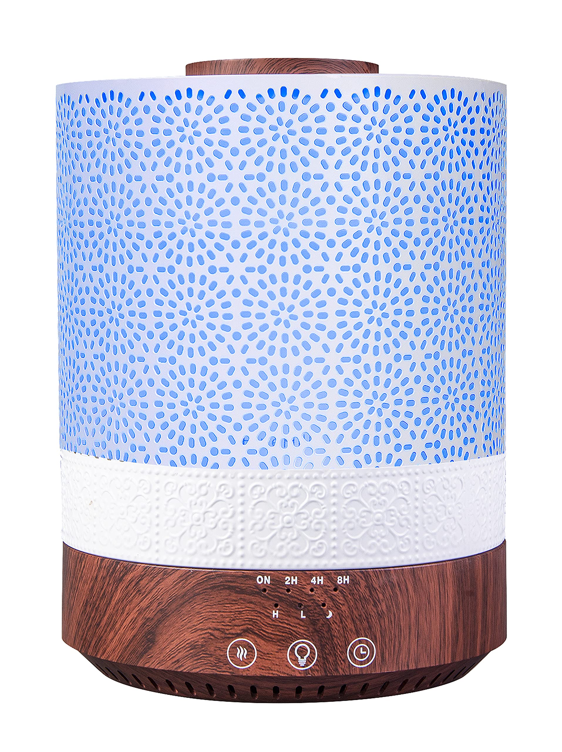 BlueHills 2500ml tank diffuser showcases its large capacity for all-night aroma.