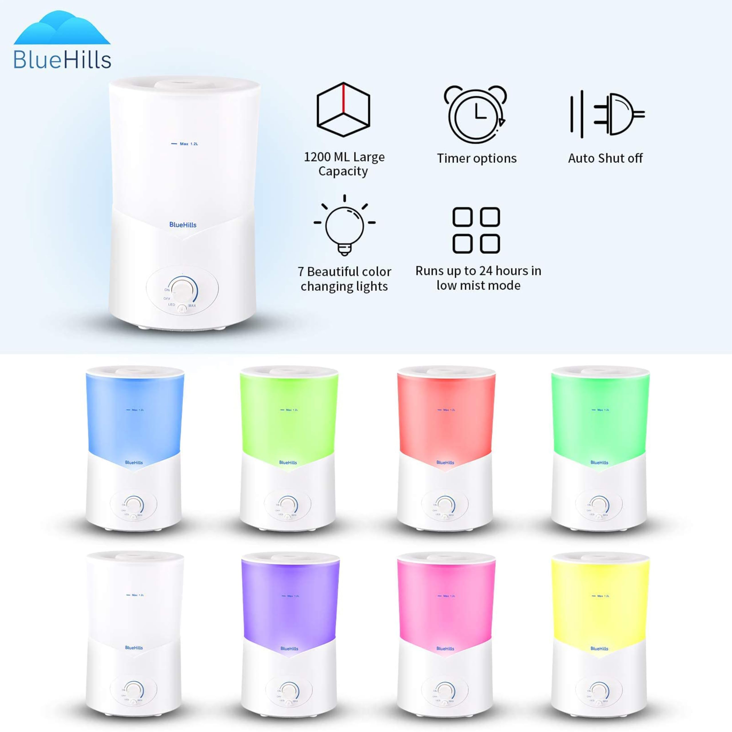 BlueHills diffuser ideal for baby rooms and nurseries