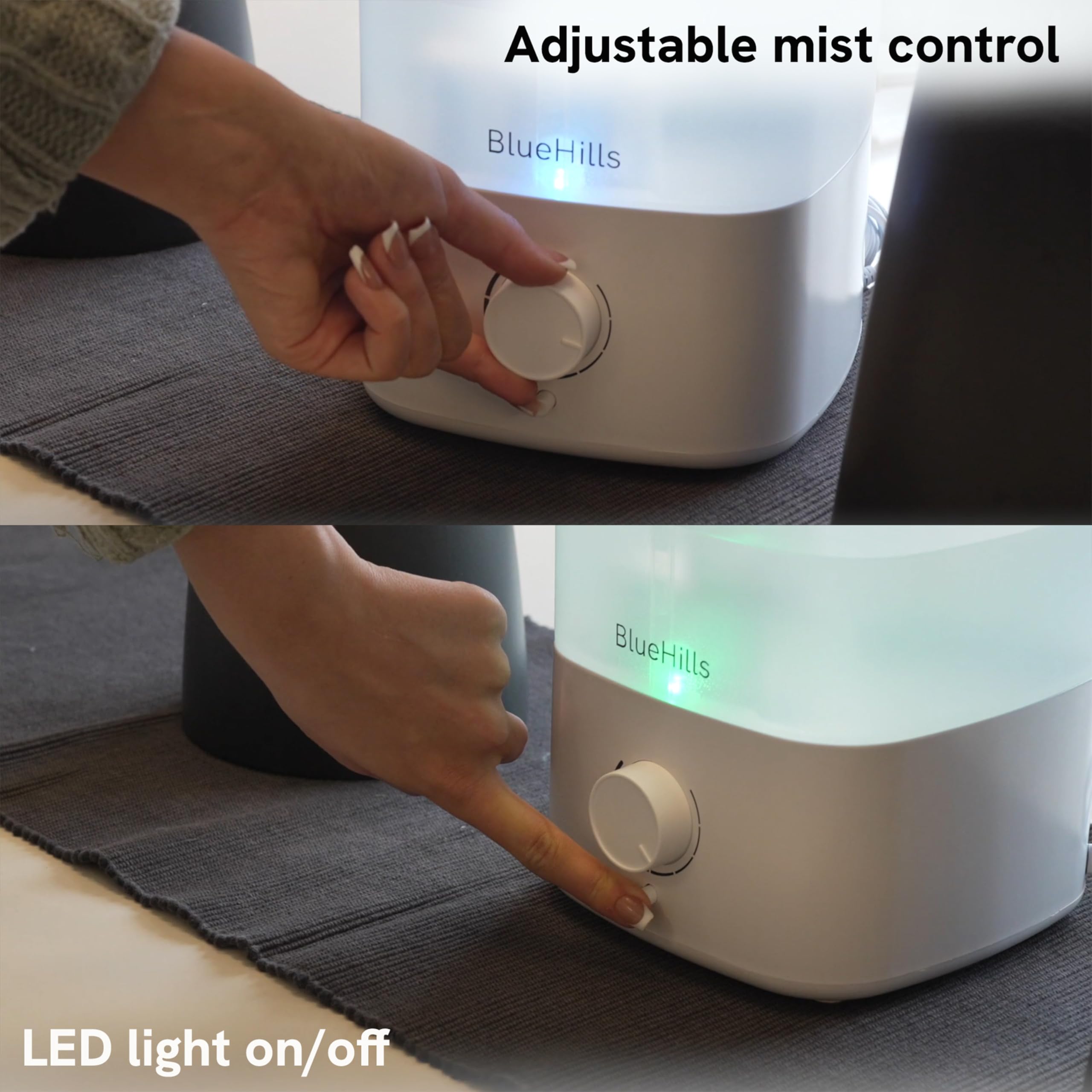 BlueHills large-capacity diffuser ideal for studios, offices, and living spaces.