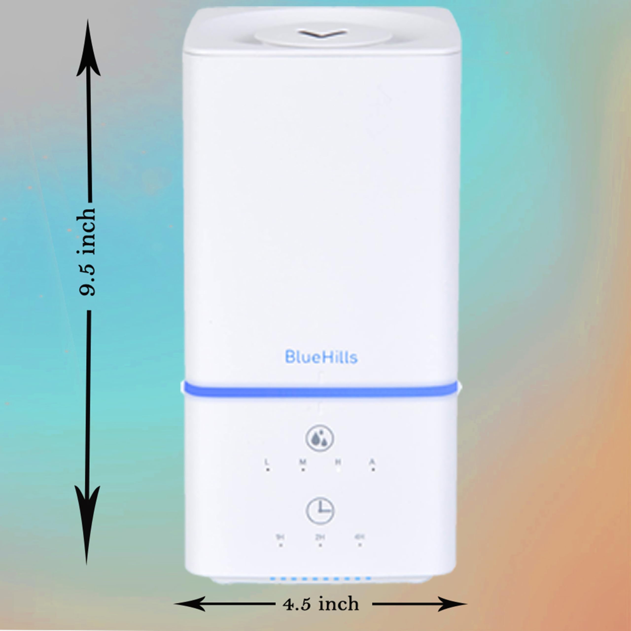 BlueHills diffuser is ideal for large rooms, supporting long-lasting aroma diffusion.