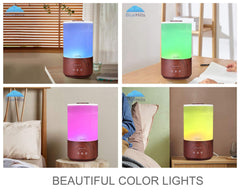 BlueHills diffuser remote control enables easy aroma and light adjustments