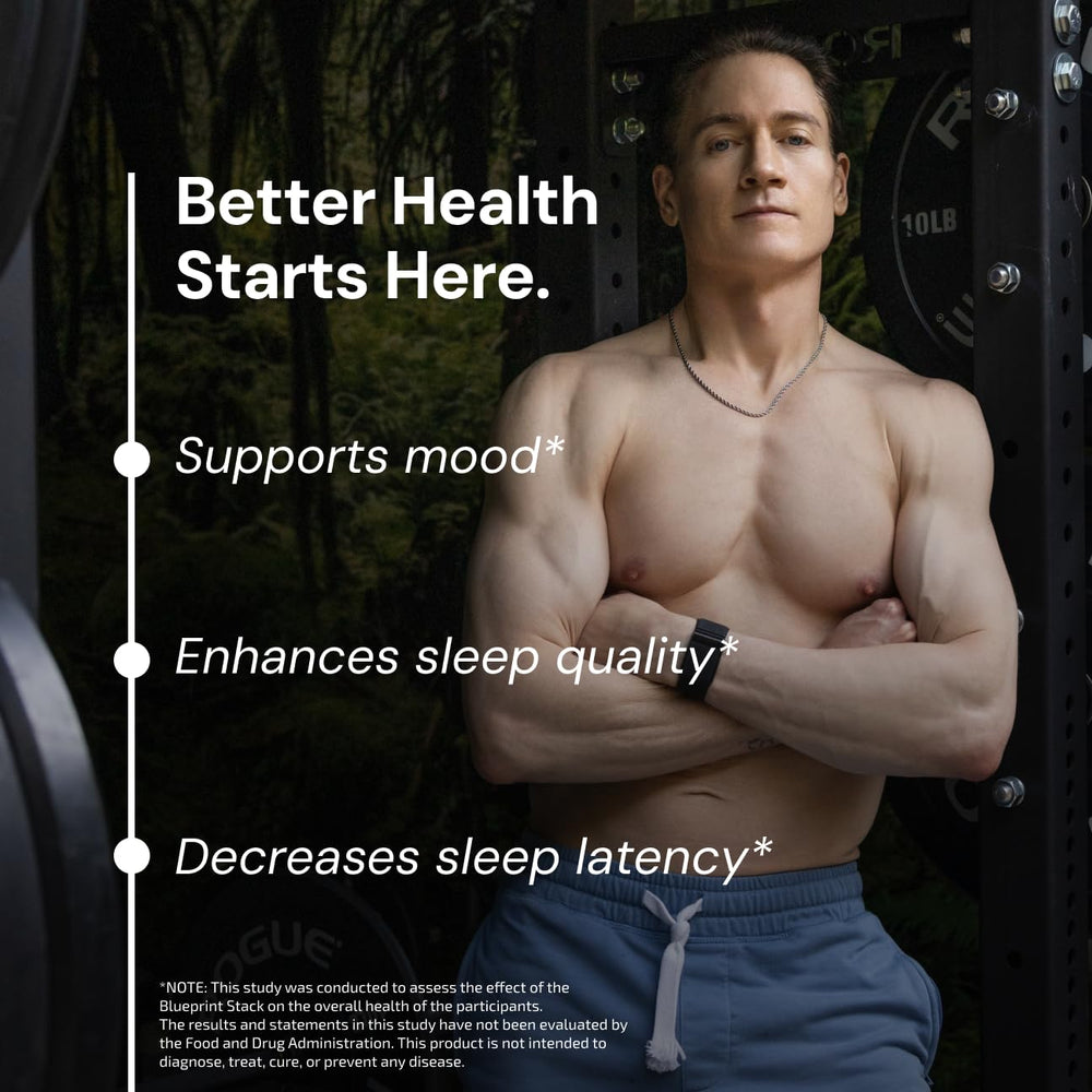 Blueprint Bryan Johnson creatine monohydrate powder ready for gym sessions and training