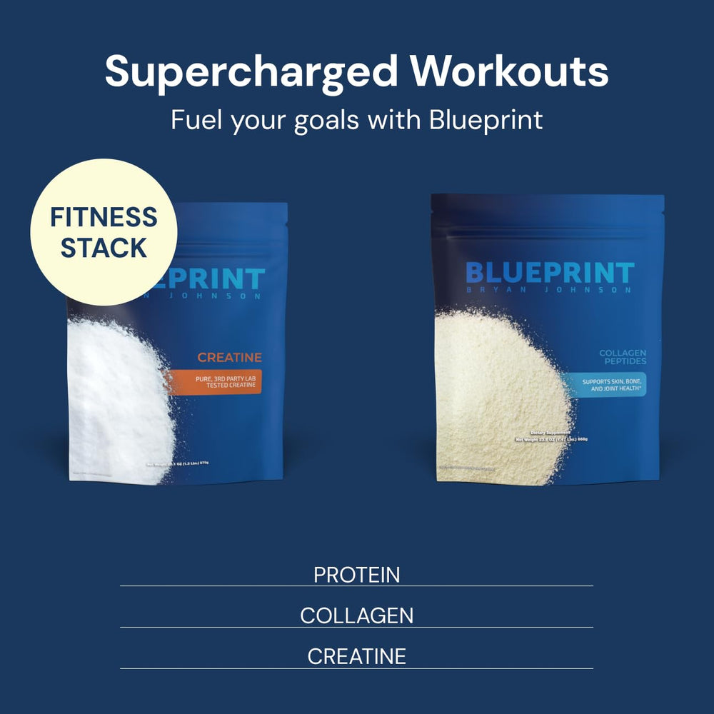 Blueprint Bryan Johnson daily collagen peptides for easy daily use