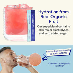 Blueshift Electrolytes Himalayan pink salt close-up highlights minerals for balance.