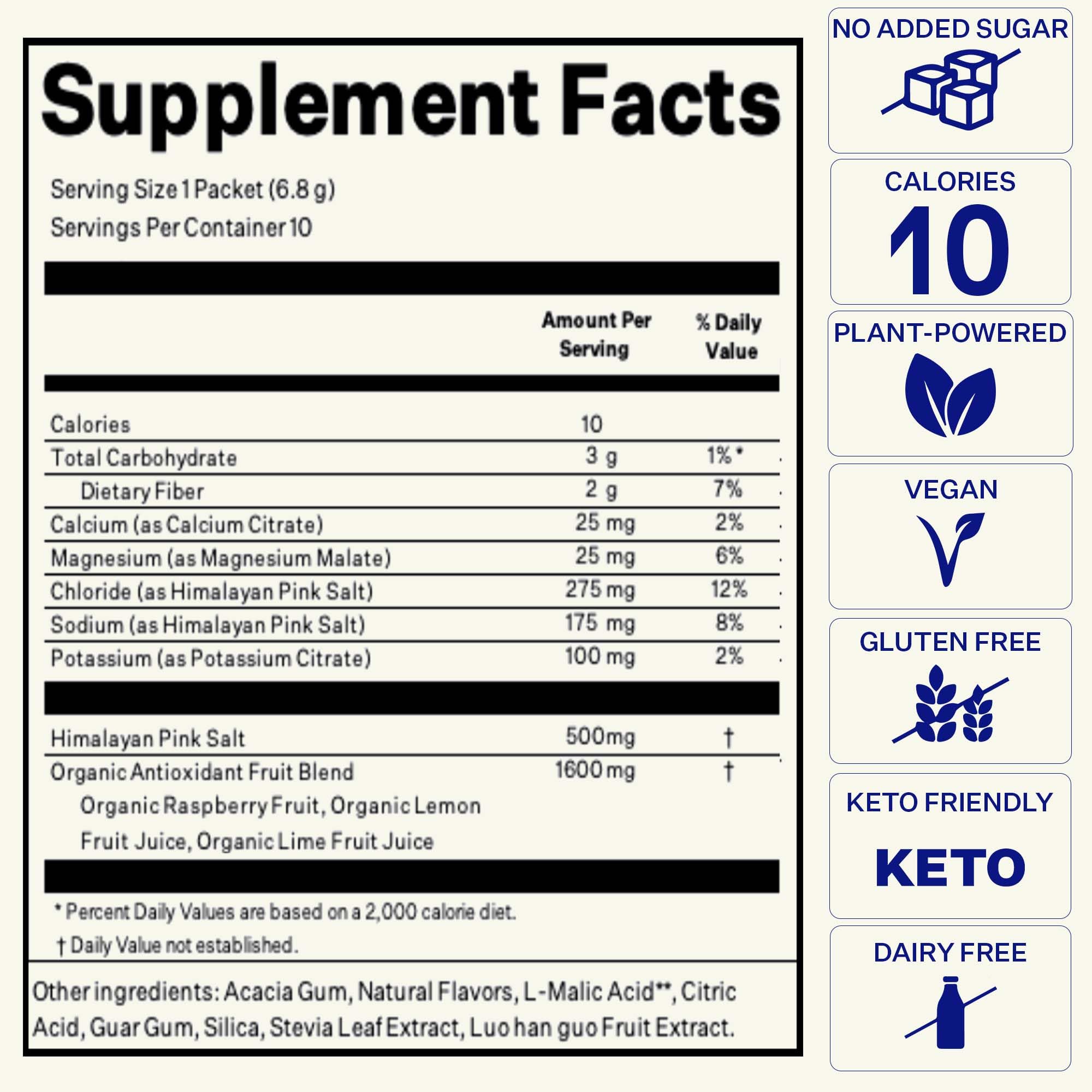 Blueshift Electrolytes travel-pack ready for purse or bag.