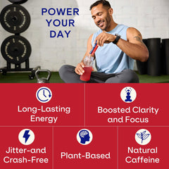 Blueshift Energy + Focus mixed in water to show smooth, jitter-free energy.