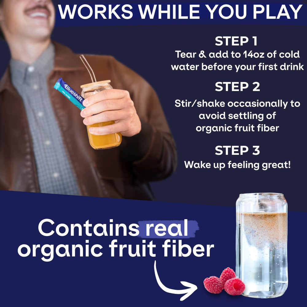 Blueshift Pre-Game no sugar raspberry lime mix for flavor without sugar