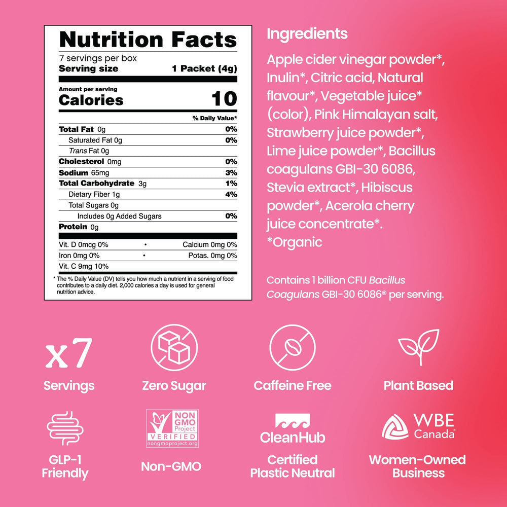 Blume SuperBelly sticks dissolving in water, demonstrating easy hydration on the go.