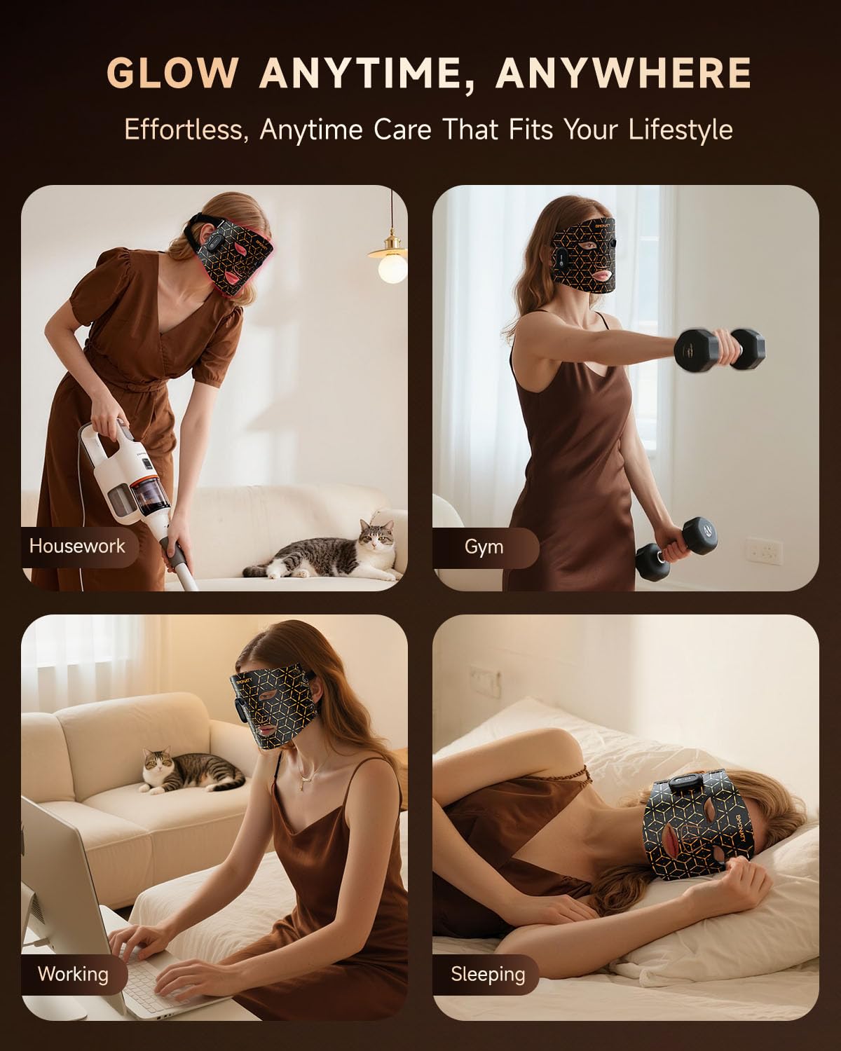 BMONATY eye protection accessory protects eyes during sessions.