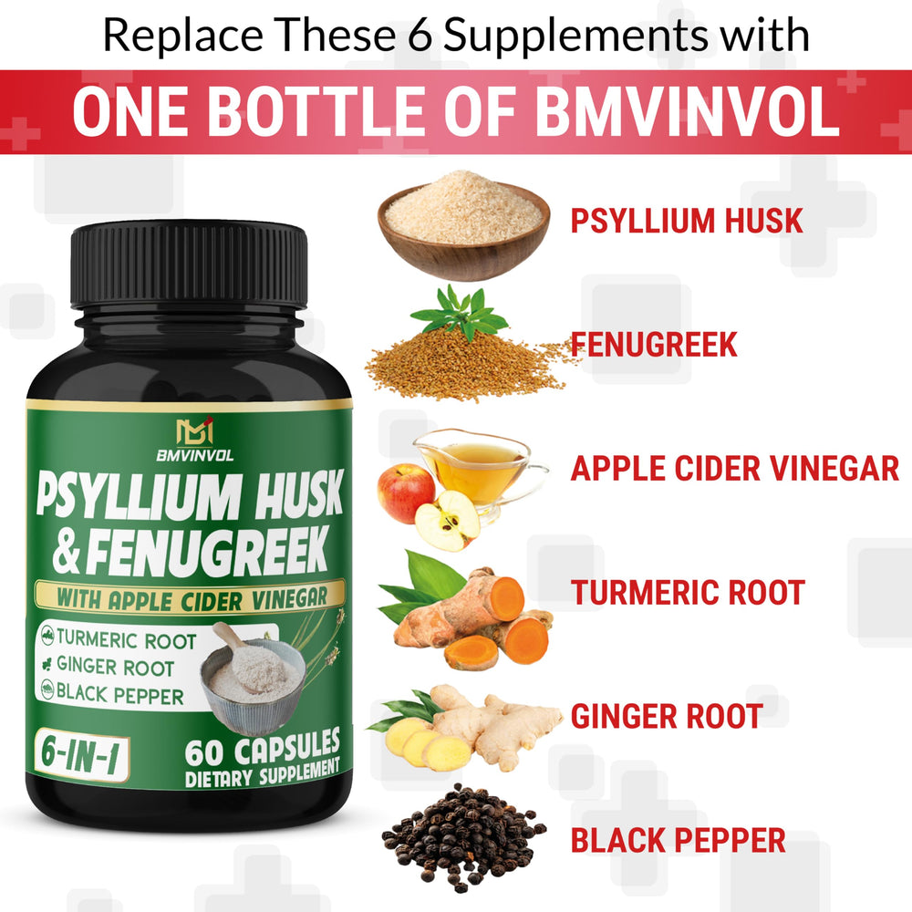 BMVINVOL 6in1 black pepper enhances absorption in a convenient capsule