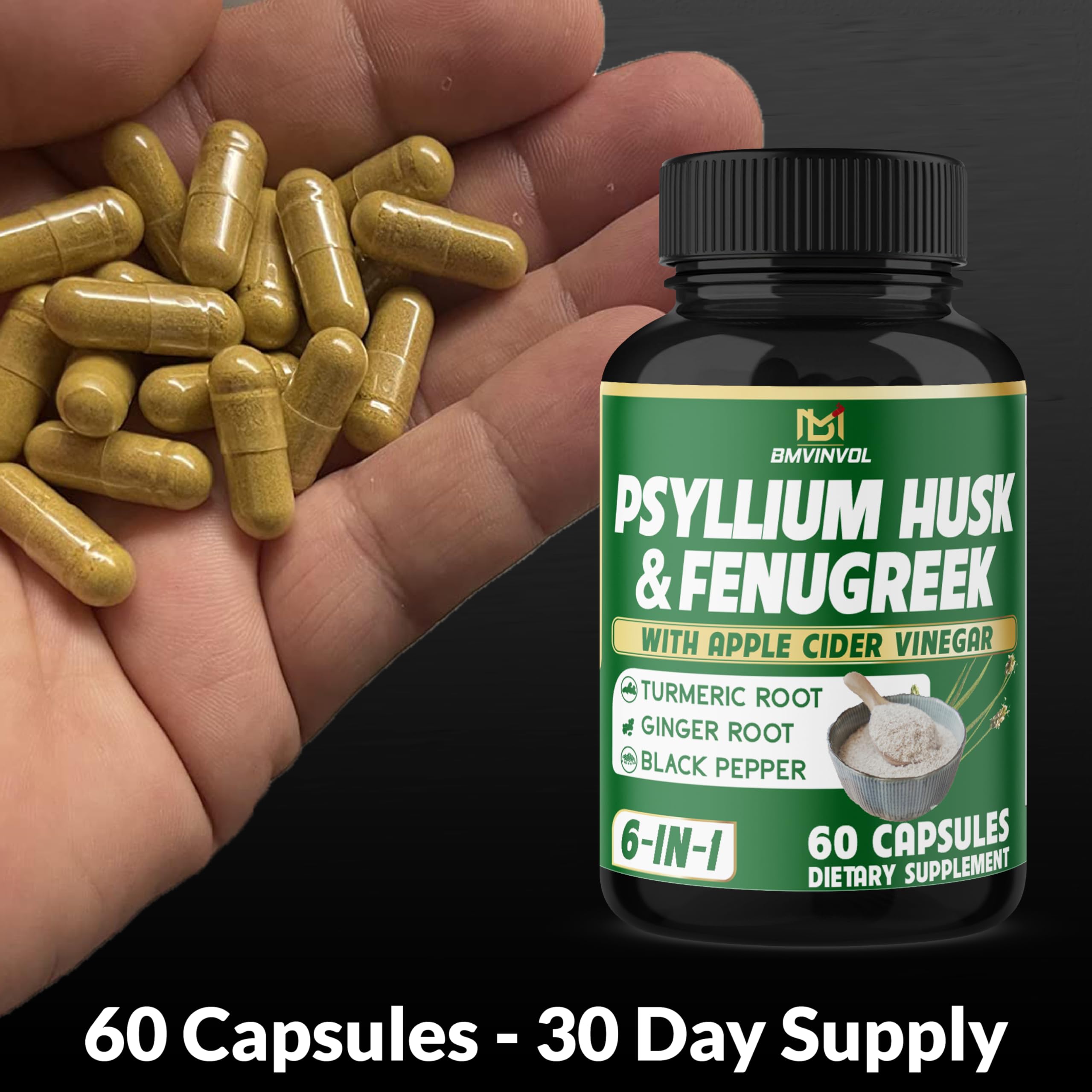 BMVINVOL 6in1 fenugreek blend capsules promote overall well being