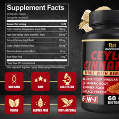 BMVINVOL berberine-hcl capsules close-up highlighting blend for vitality