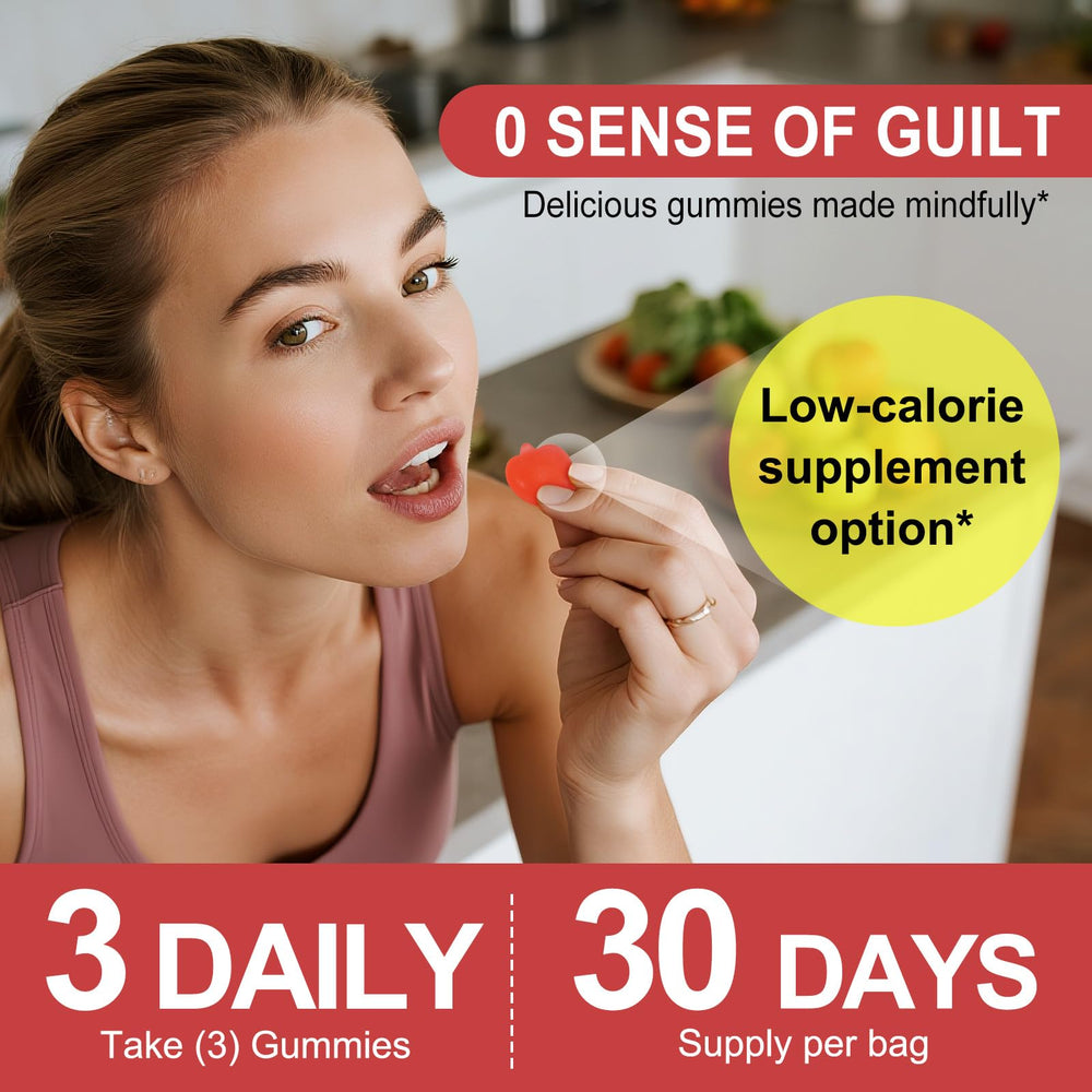 bnHUlMXw Apple Cider Vinegar Gummies on shelf for convenient daily use