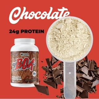 Shaker bottle with 8oz water, BOA Isolate ready for pre- or post-workout use