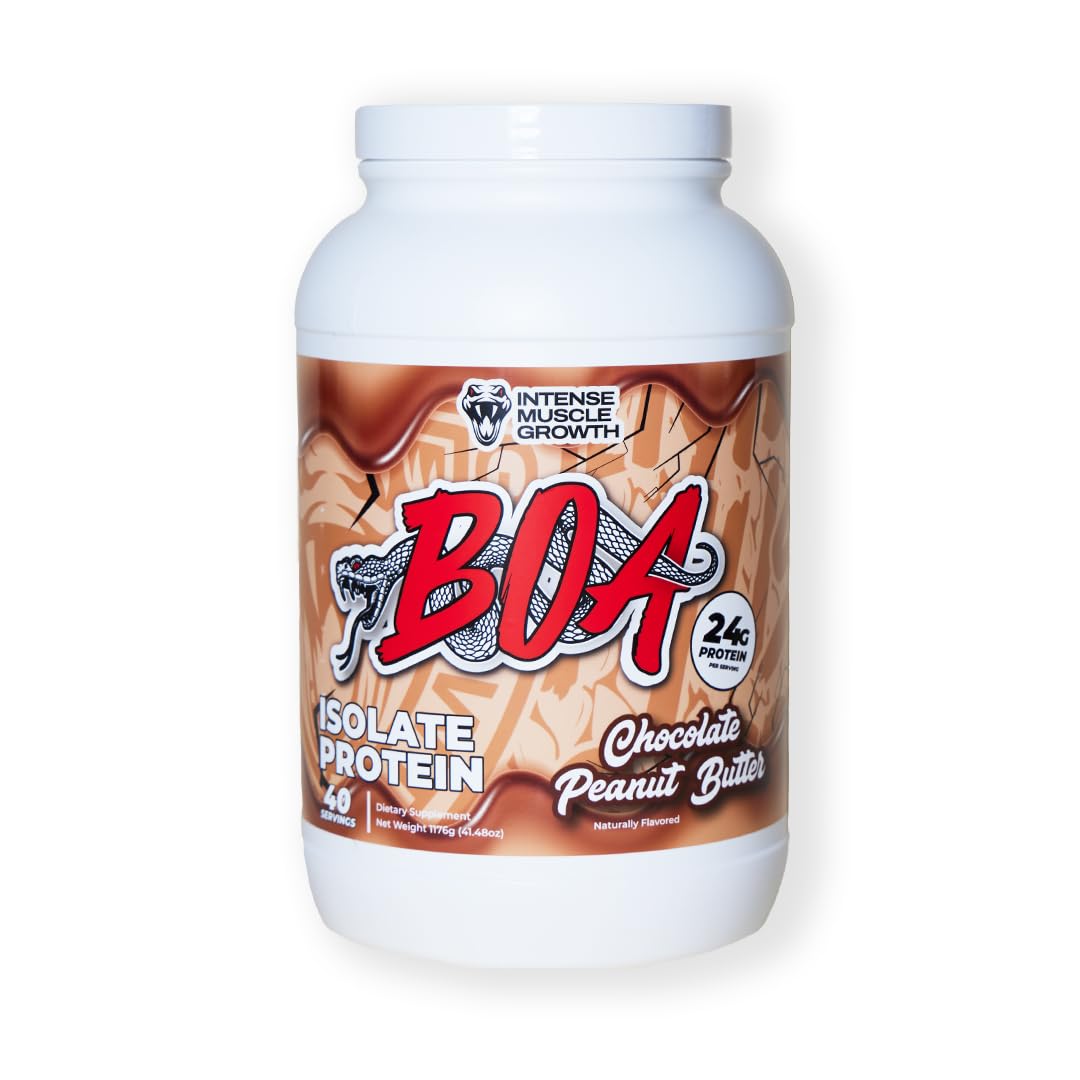 BOA Isolate smooth-dissolve powder ideal for a quick shake between meals