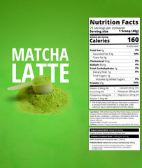 Glass of Matcha Latte shows vibrant color and real ingredients for authentic flavor.
