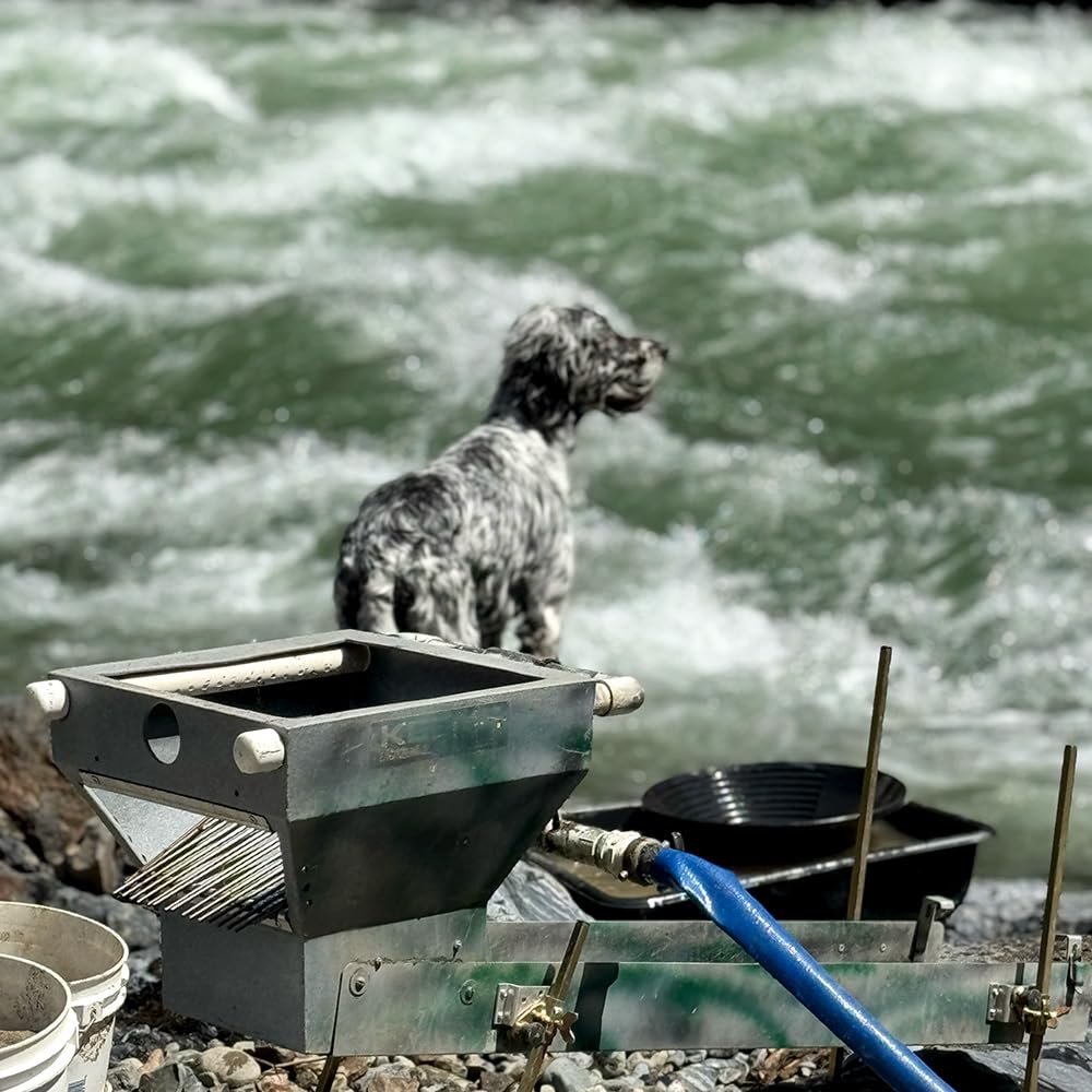 Bobby Nugget Gold Paydirt in action during hands-on panning.