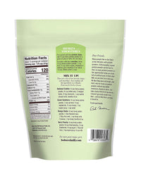 Bob's Red Mill hemp protein powder packaging front showing simple ingredients for fiber-rich nutrition