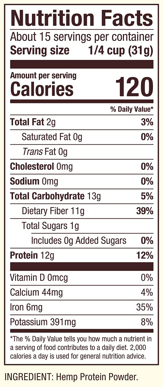 Bob's Red Mill hemp protein powder in smoothies for a mild boost.
