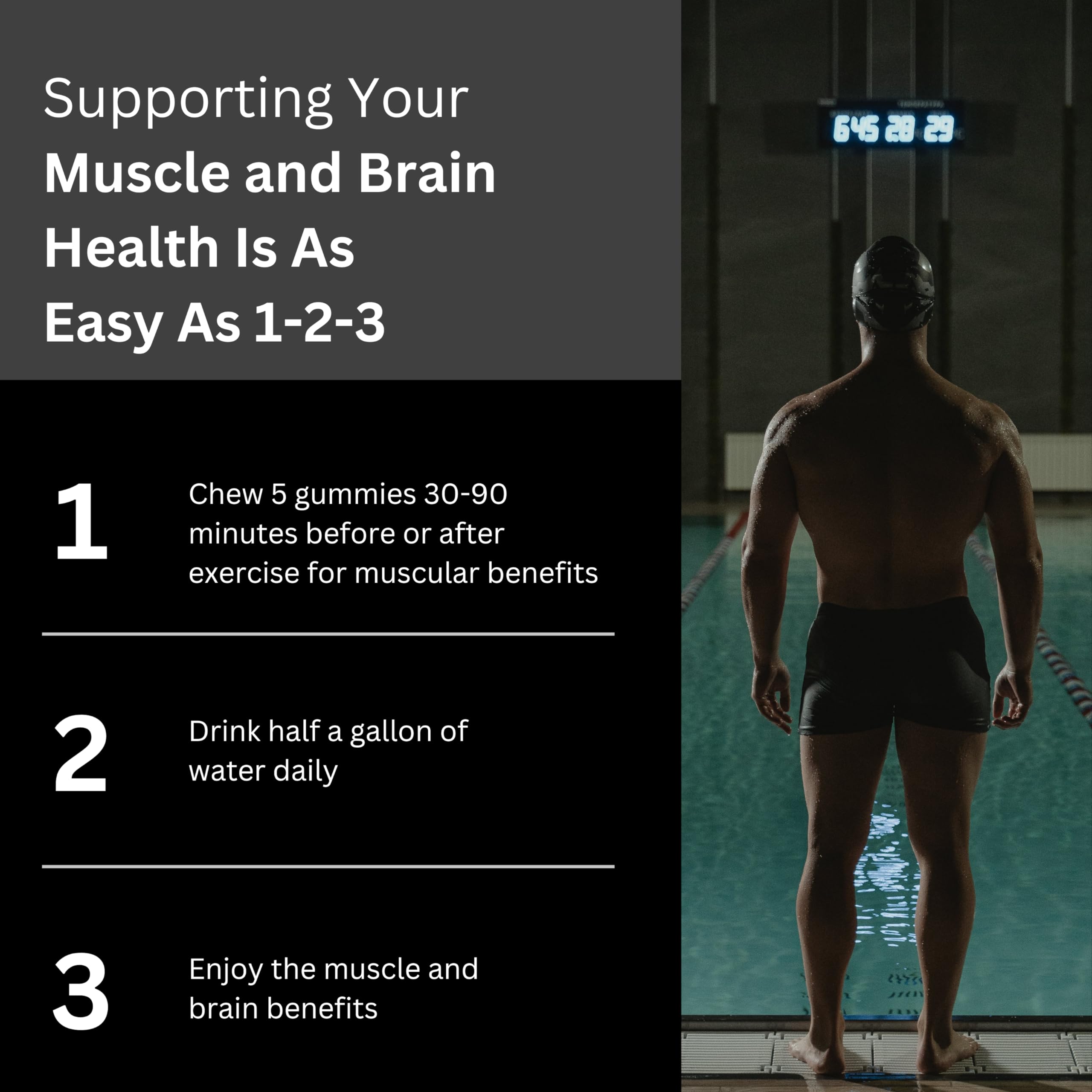 Bod Creatine Gummies serving pouch for convenient workout fueling.