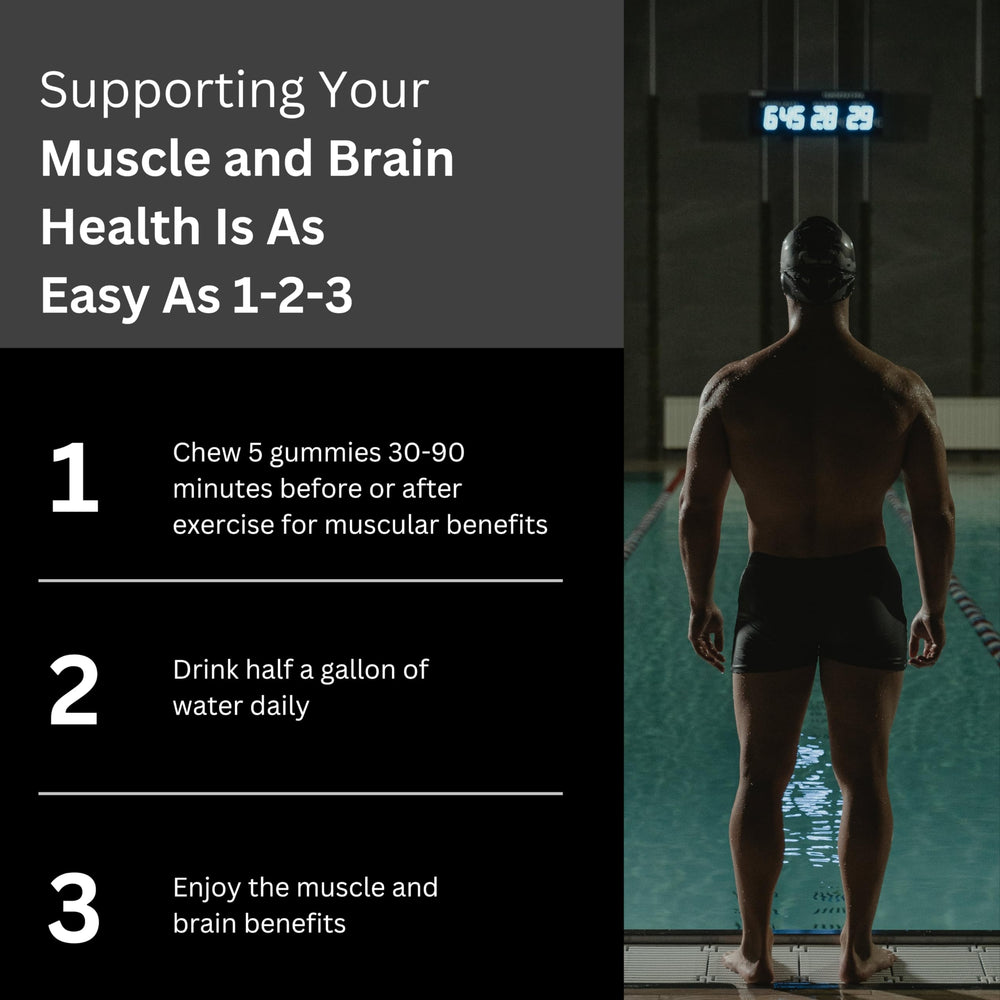 Bod Creatine Gummies serving pouch for convenient workout fueling.