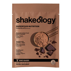 BODi Shakeology shake poured into glass for post-workout refuel