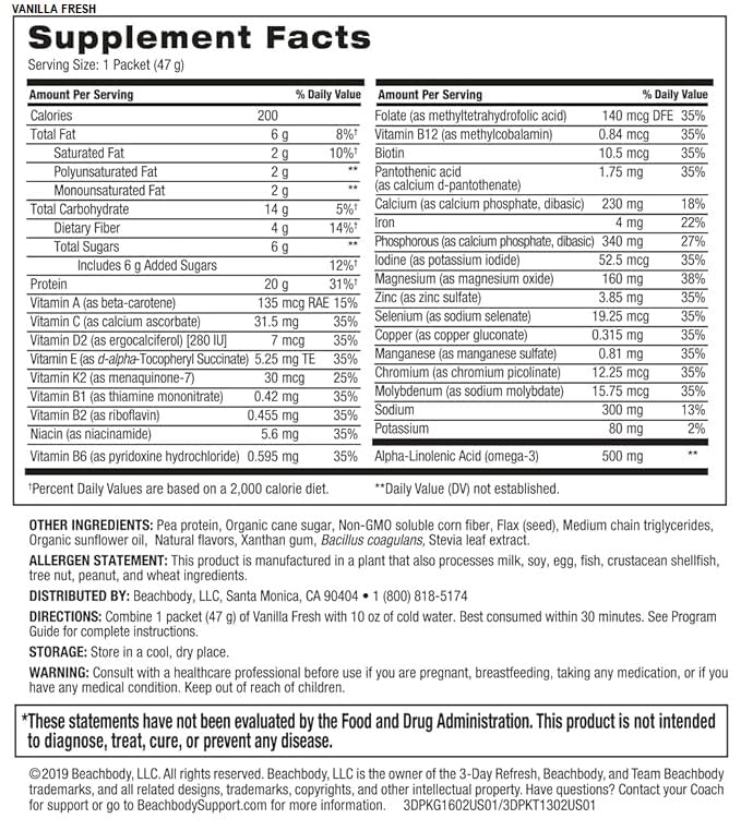 BODi comprehensive program guide with easy clean-eating plans.
