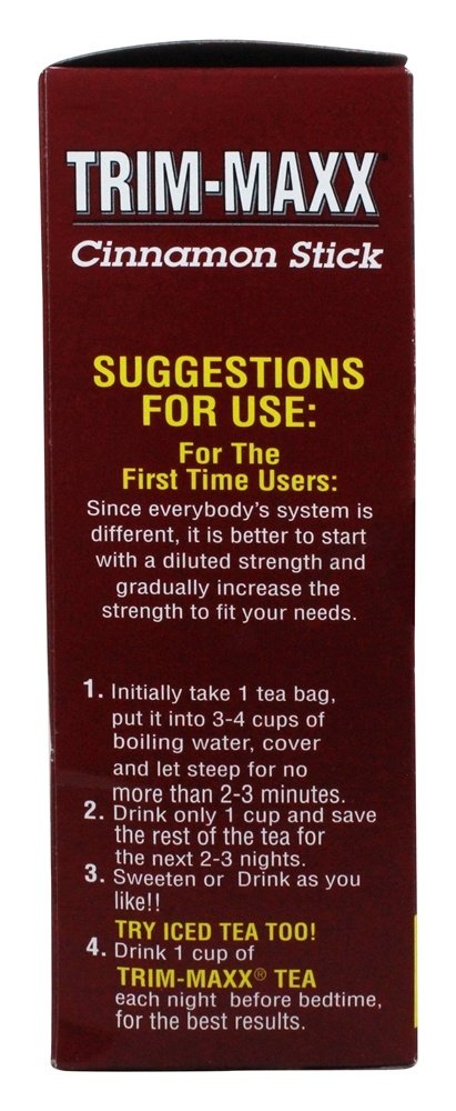 Body Breakthrough Trim-Maxx Cinnamon Tea brew cup releasing warm aroma for unwinding.