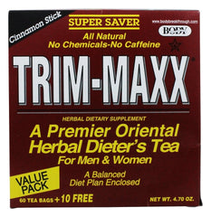 Body Breakthrough Trim-Maxx Cinnamon Tea packaging front, ideal for a daily relaxing ritual.