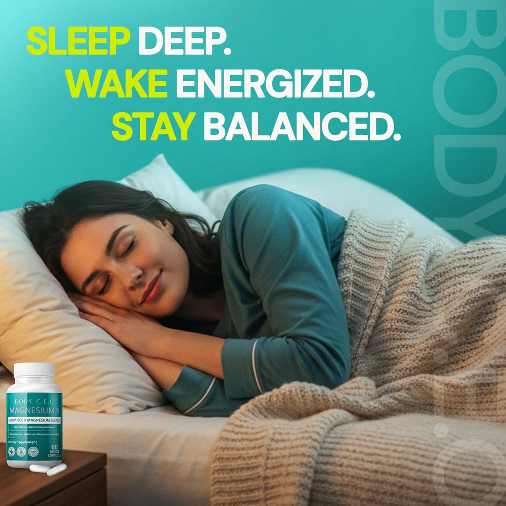Body C.E.O. Magnesium 9 bottle pouring capsules for easy daily use