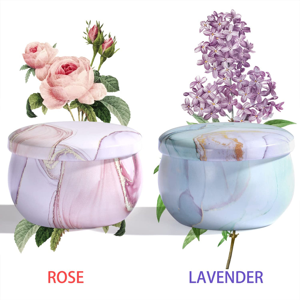 BODY & EARTH LOVE Fresh Cut Roses tin candle adds bright floral ambiance.