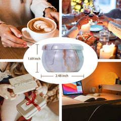 BODY & EARTH LOVE Portable candle tin for travel and on-the-go scent.