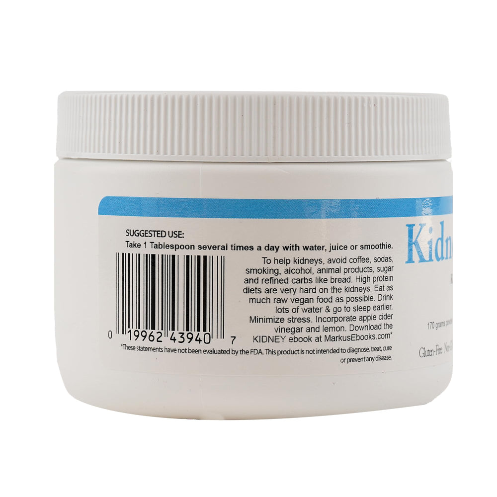 Body Force Kidney Formula pour image illustrating convenient powder mix for daily use.