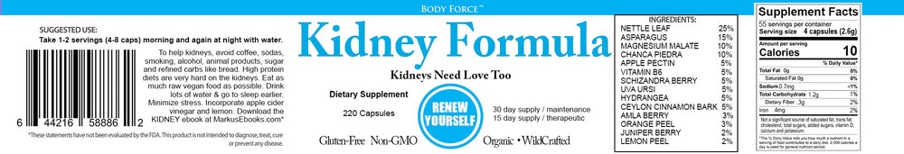 Body Force Kidney Formula usage scene suggesting daily routine and healthy urination habits.