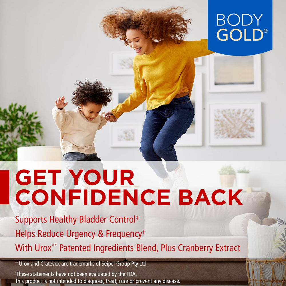 Body Gold Discreet Confidence capsules pack ready for on-the-go use