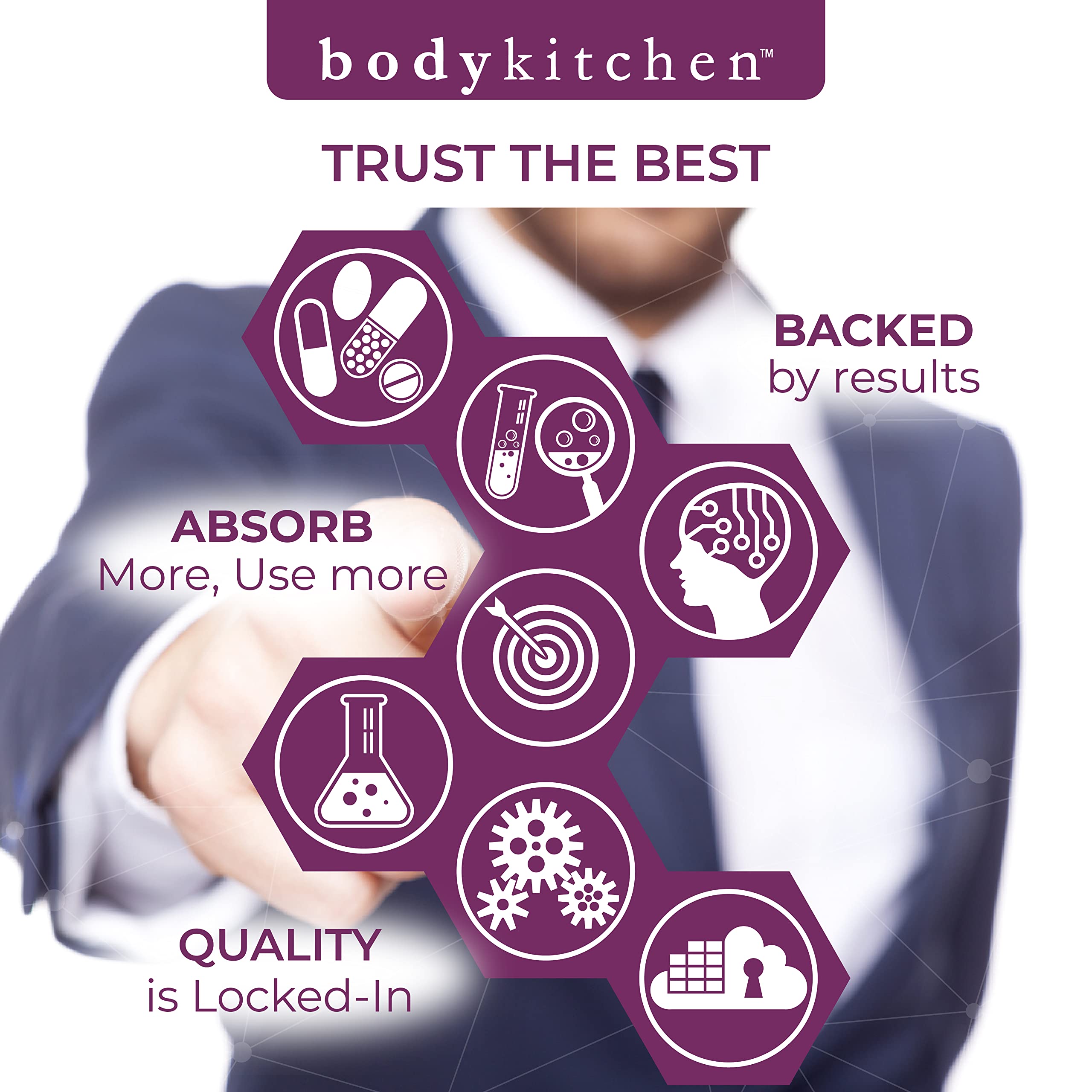 Body Kitchen lab-certification highlights safety and third-party testing.