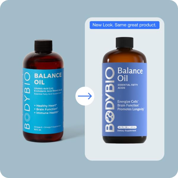 BodyBio Balance Oil safflower oil pour for skin and hair nourishment